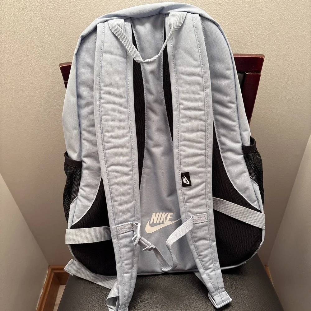 NWT Nike Hayward Futura 2.0 Backpack Light Blue White Unisex BA5217 440 25L